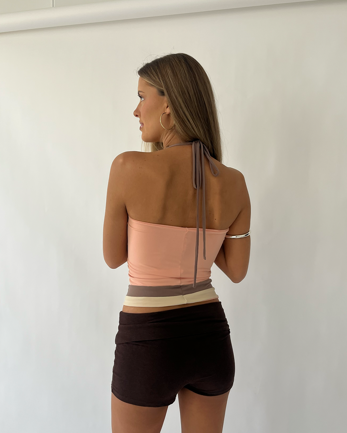 Peach halter