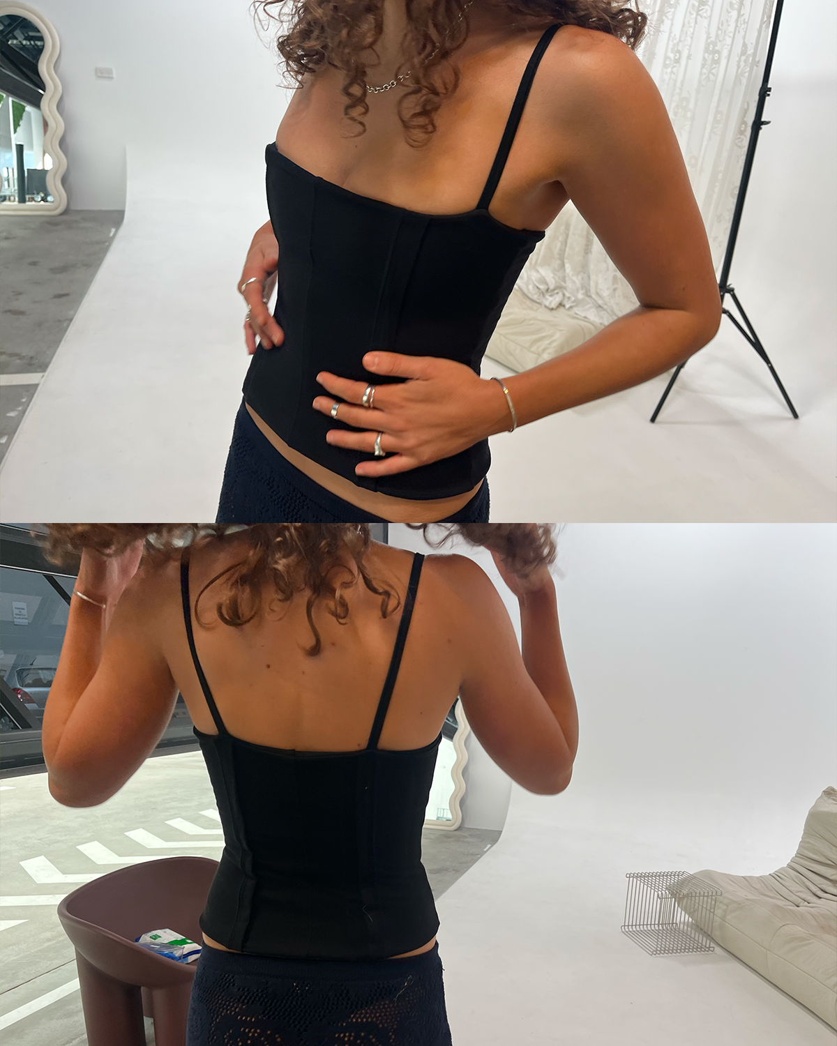 Arlo top - black