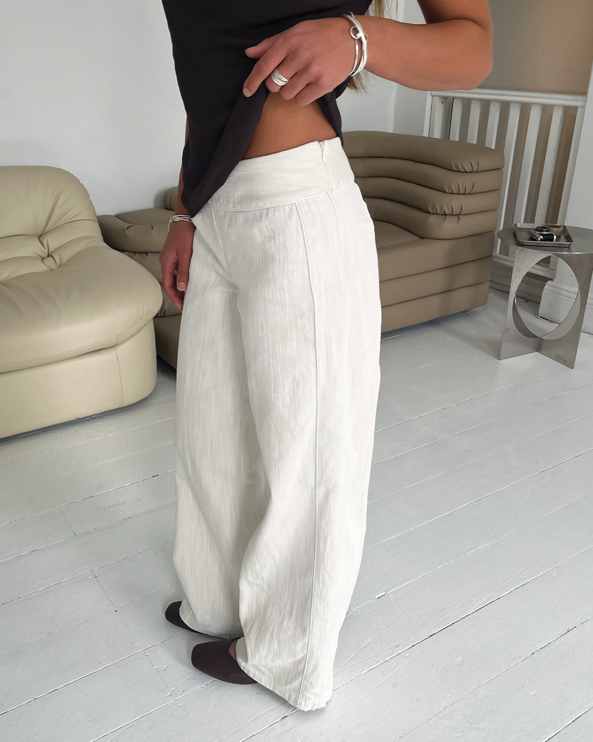 Alana pant - Bone