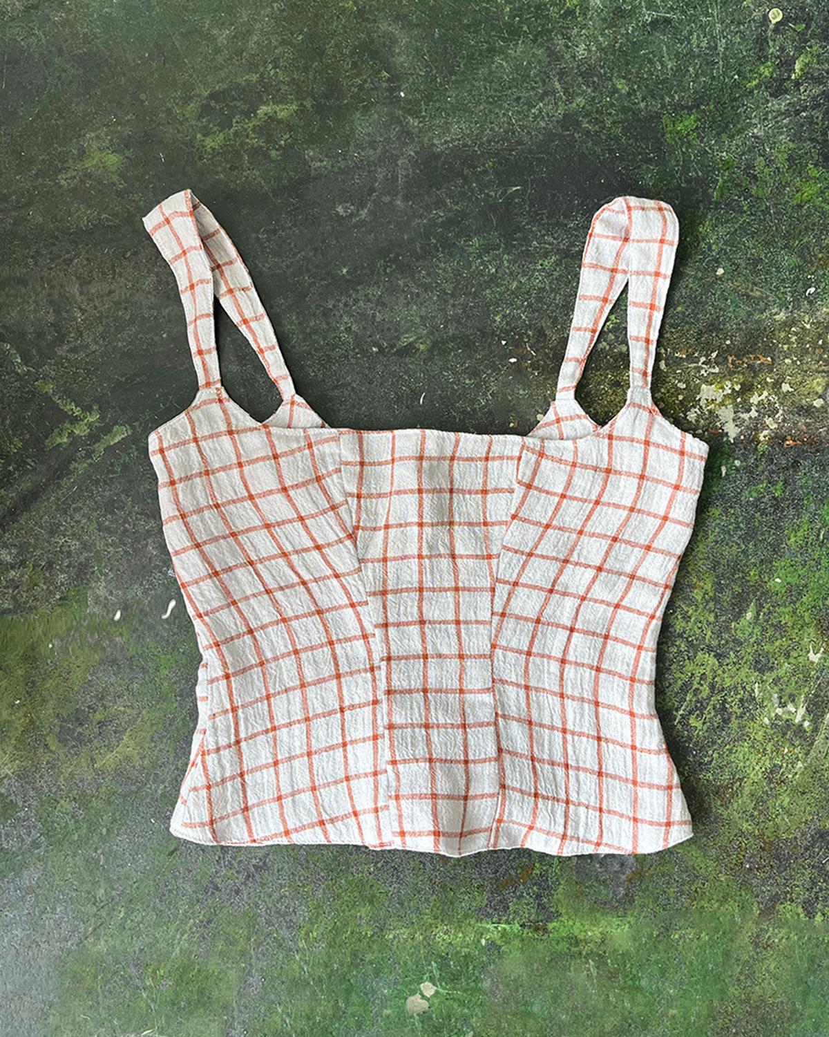 Check linen top