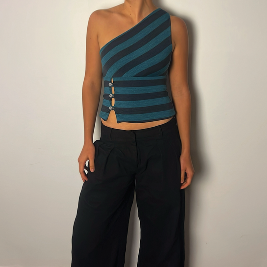 Elly wool top - midnight